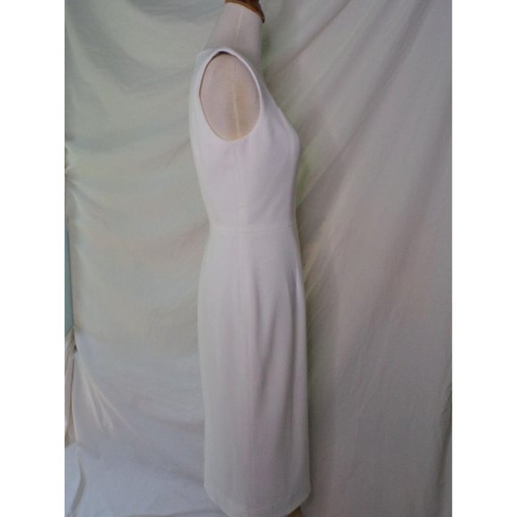 DRESS THE POPULATION Elle Sheath Dress Off White Medium NEW - Picture 9 of 10